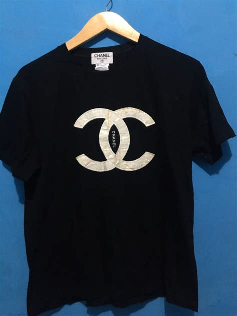 chanel t ahirt|Chanel tee shirts vintage.